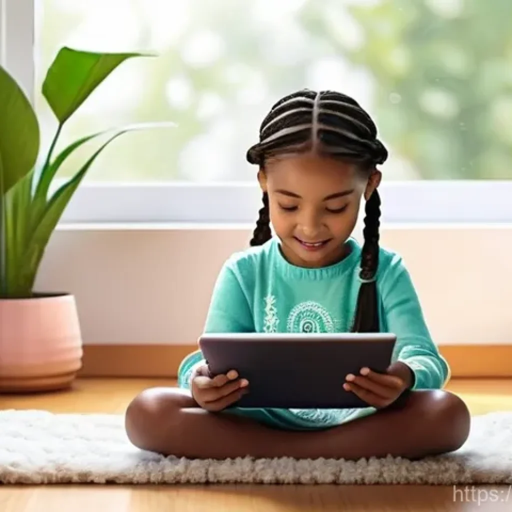 언어 치료 기술 - **Prompt 1: AI-Powered Personalized Learning**
"A bright, modern, and cozy living room bathed in...